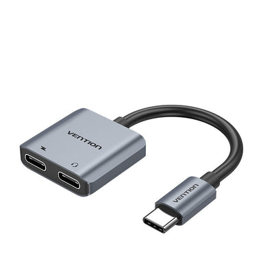 Vention Converter USB Type-c Bgzha USB Type-c Male 2x USB Type-c Female (audio And Charging — image 1