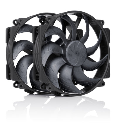 NF-A14X25R G2 PWM SX2-PP Chromax.black - Set Fans Dobles, Black — image 1