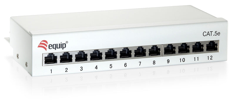 Equip Patch Panel Desk CAT.6 Apantallado 12 Ports White