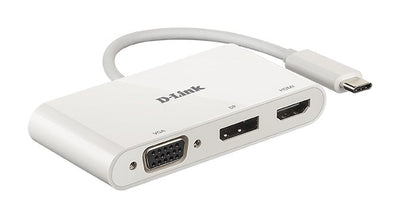 Converter D-link DUB-V310 1x HDMI 1x DISPLAYPORT 1x VGA 15CM White — image 1