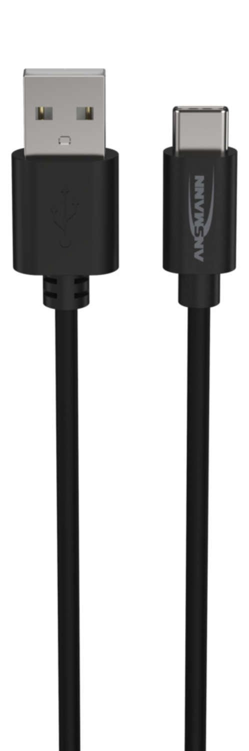 Ansmann USB Cable 3.0A - Usbc Male a Male 1M Black