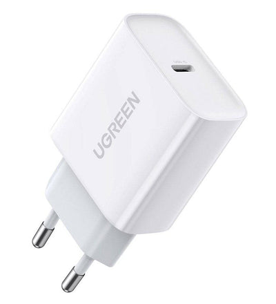 UGREEN Charger Network USB Power Delivery 3.0 Quick Charge 4.0 + 20W 3A White — image 1