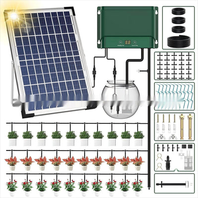 Solar-Powered Automatic Timer Watering Kit For Plants