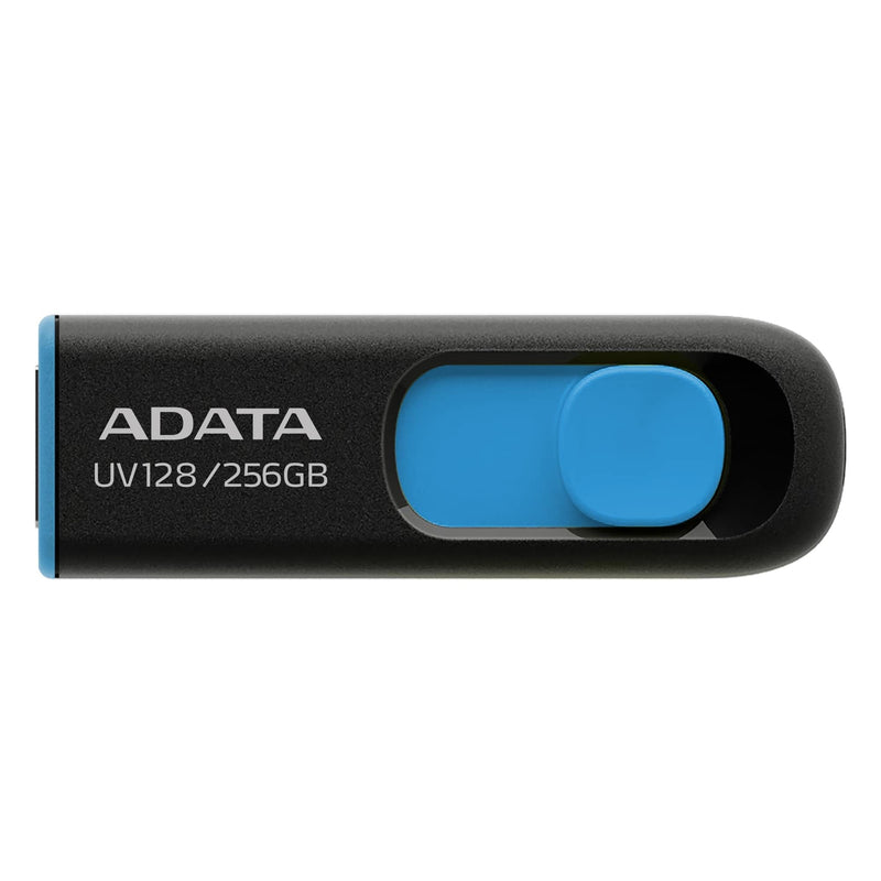 ADATA USB Flash Drive UV128 256GB USB 3.2 Stick Black