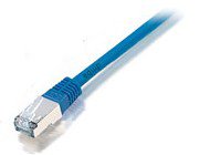 Equip Network Cable CAT.5E Sf/UTP 2x RJ45 10.00M Blue Polybeutel — image 1