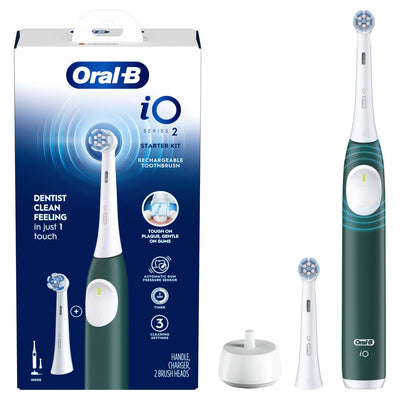 Brush Teeth Braun Oral-b Io Series 2 With Case Travel Forest Green, Eléctrico Green Oscuro/White 8700216615204 — image 1