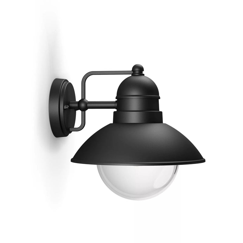 Philips Wall Light E27 Black Hoverfly