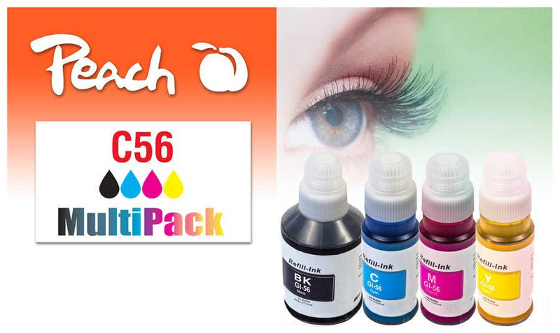Peach Cartridge Canon GI-56 Multipack Remanufactured