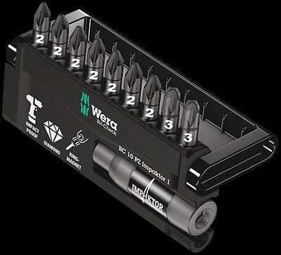 Wera Bit-check 10 Pz Impaktor 1, 1/4, 10-TEILIG, Bit-satz 05057684001 — image 1
