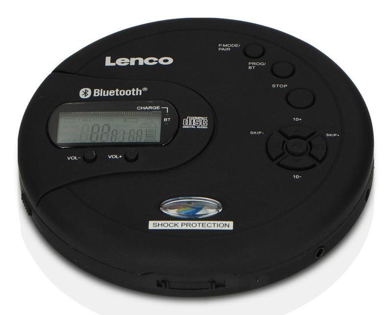 Lenco CD-300, Reproductor MP3, Lcd, Black