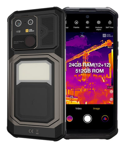 Agm G3 Pro 17,1CM (6.72) SIM Double Android 15 5G USB Type-c 12GB 512GB 10000MAH Black — image 1