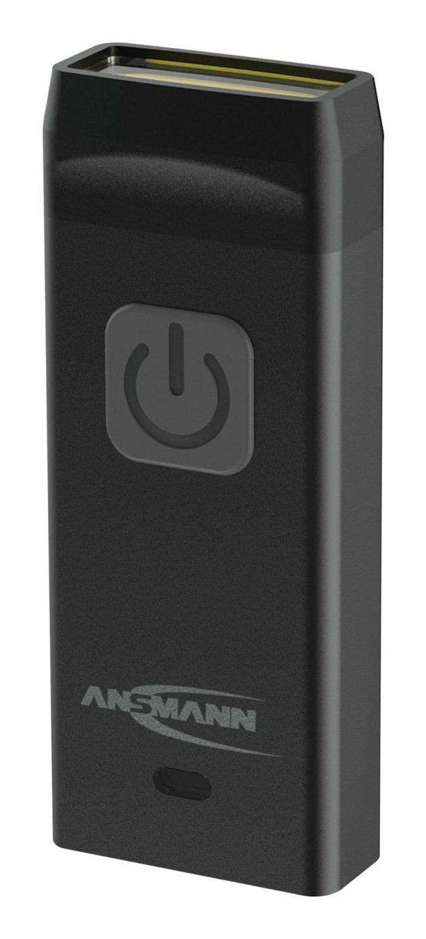Ansmann KL80R Black Linterna Keyring Cob LED