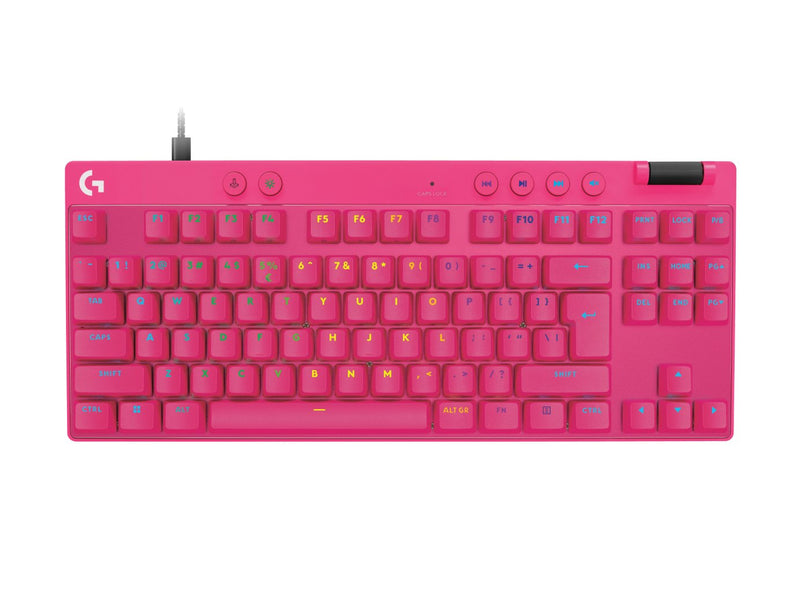 Logitech Keyboard English G Pro X Tkl Rapid USB QWERTY Internacional Ee.uu. Pink