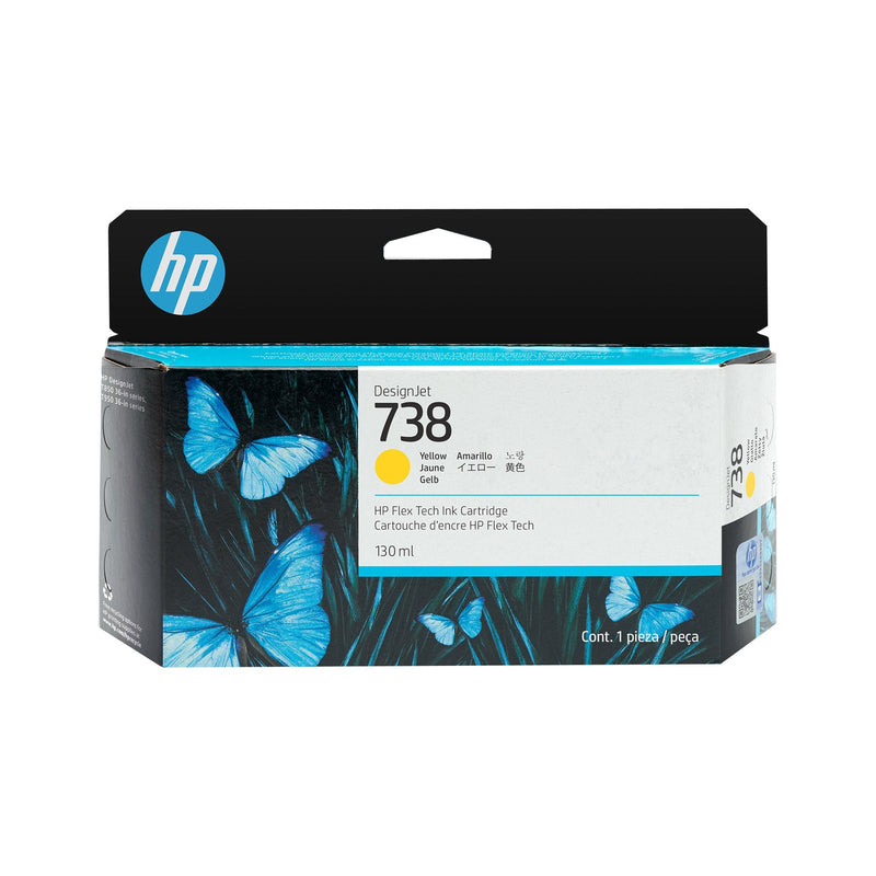 HP Ink 498N7A Yellow Genuine - 738