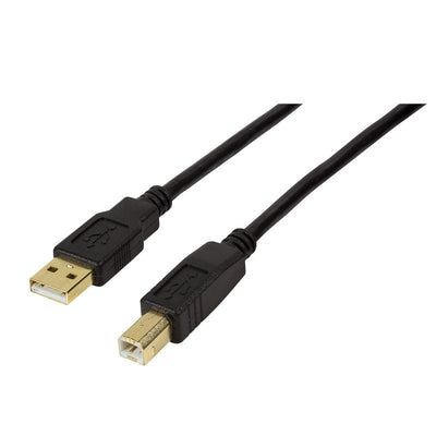 Logilink UA0266 USB Cable 20M 2.0 USB a USB B Black — image 1