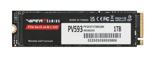 Patriot Drive SSD 1TB M.2 Viper PV593 PCIE 5.0 14000/13000