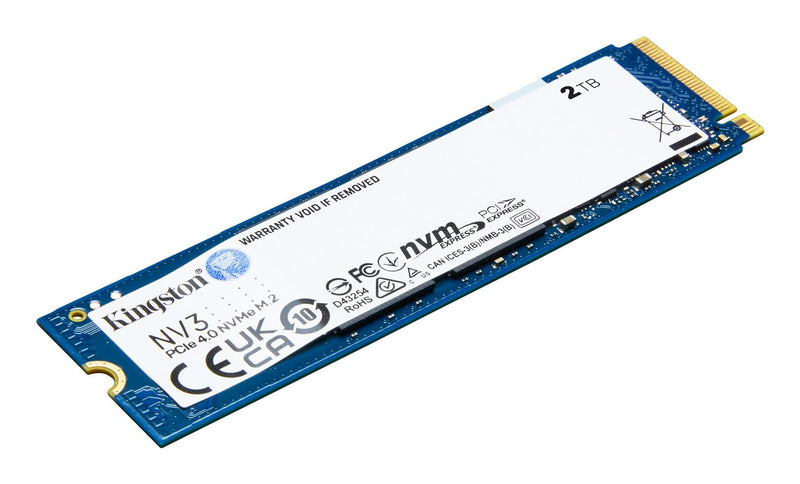 Kingston Drive SSD 2TB NV3 M.2 2280 PCIE 4.0 NVMe SNV3S/2000G