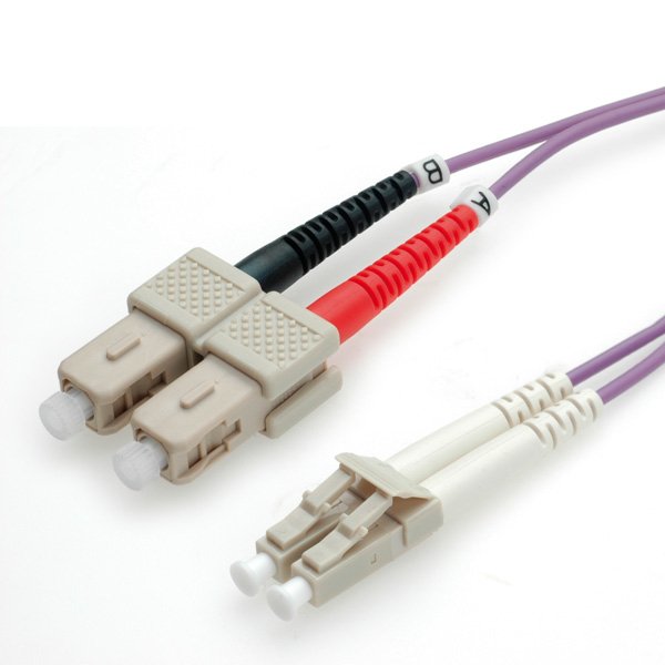 Value Lwl-cable 50 125UM OM4 Lc Sc Violett 0,5M