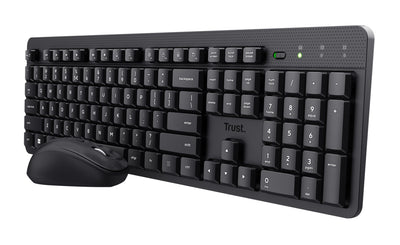 Trust Keyboard Ody Ii Membrana Wireless With Mouse Included And Perfil Low — image 1