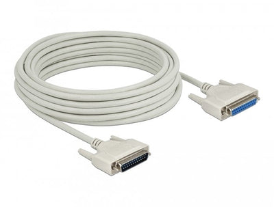 Delock 83678 Cable Serie D-sub 25 Male a Female 10M — image 1