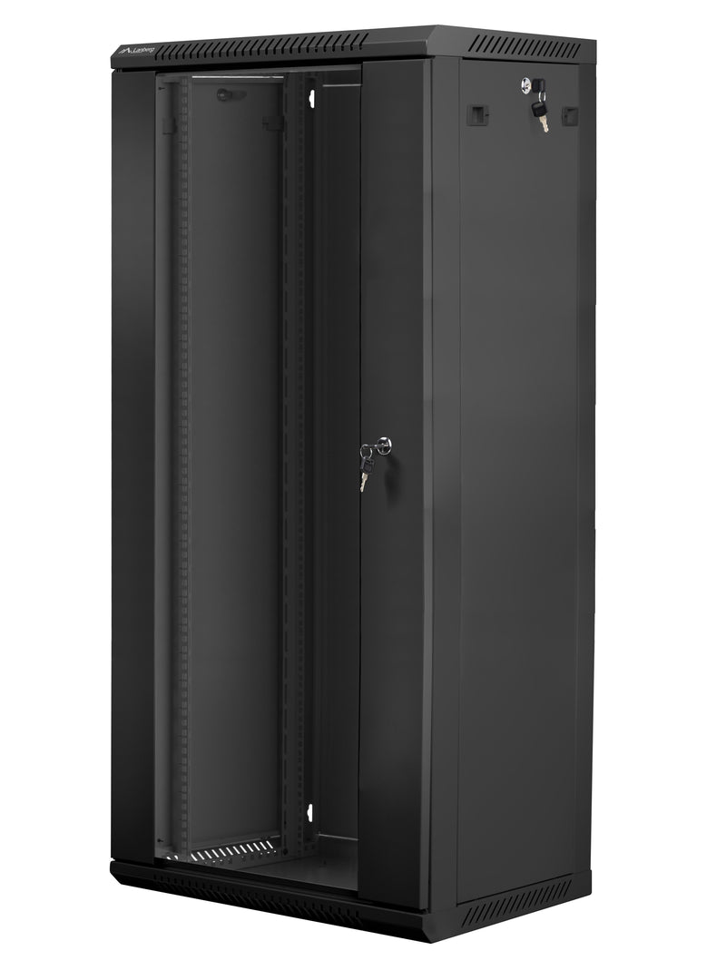 Lanberg Cabinet Rack 19 Assembly Wall 27U / 600X450 Autoarmas (paquete Flat Black