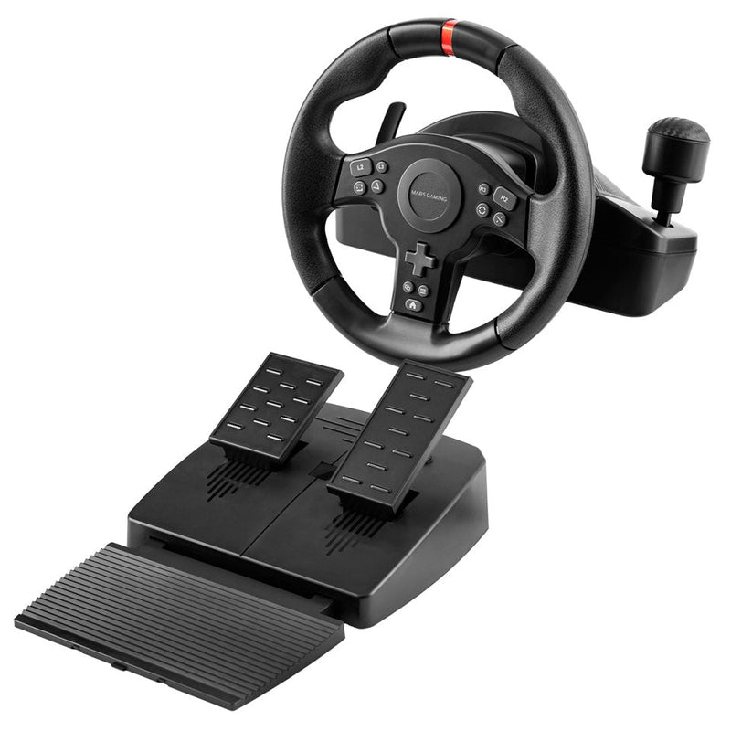 Mars Gaming Wheel With Pedals And Cambio Marchas Manual Mwh-rsxone