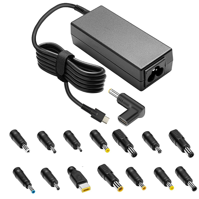 Charger USB-C Multipuntas 90W 20V 4,25A Compatible With Lenovo, Asus, Acer, HP And Dell