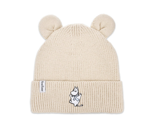 Moomintroll Winter Hat With Ears for Kids - Beige