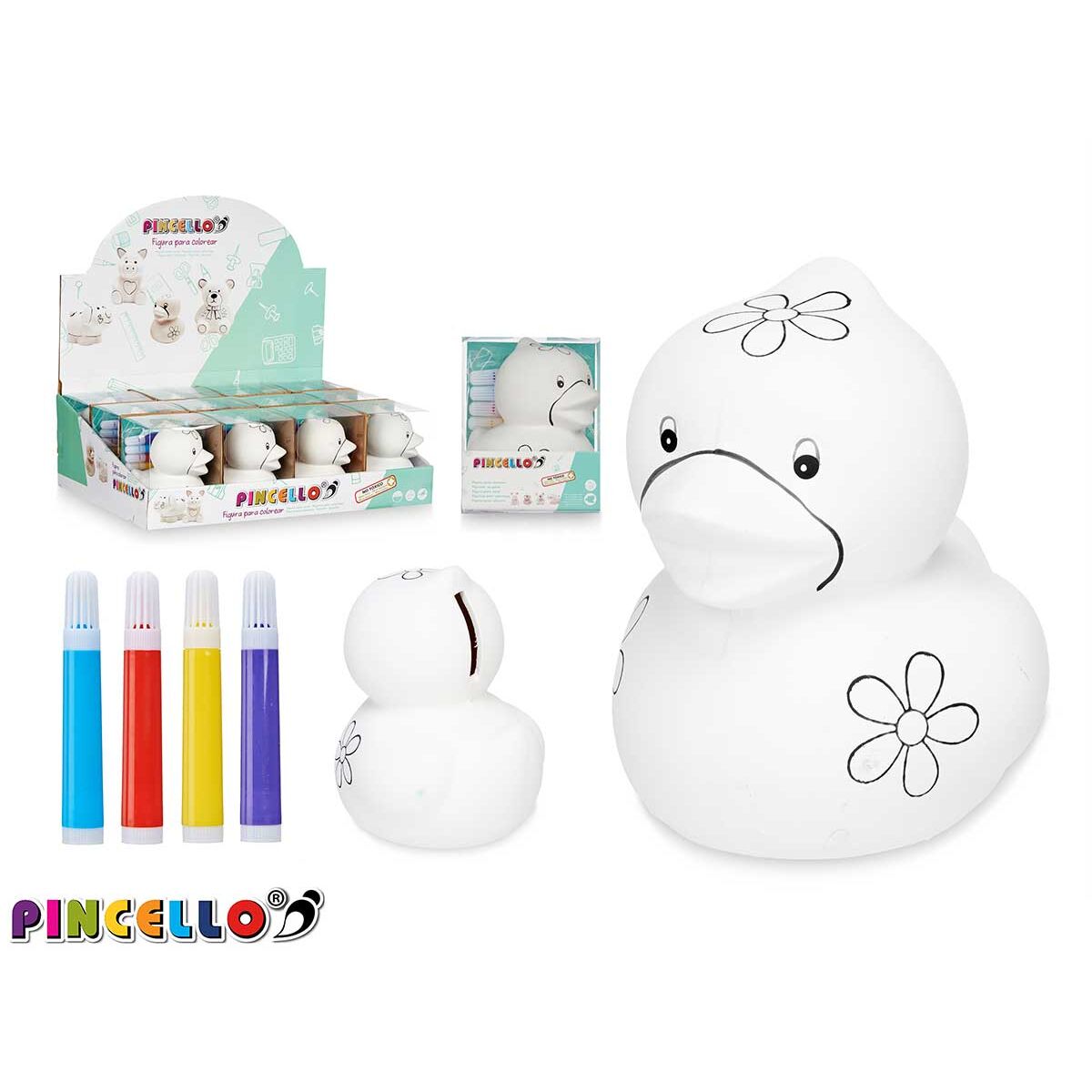 Paint Your Own Money Box Pincello Duck (Refurbished B)