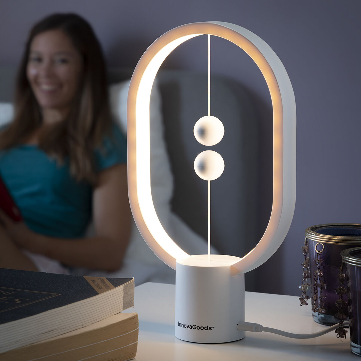 Balance Lamp with Magnetic Switch Magilum InnovaGoods White 3 W (Refurbished C)