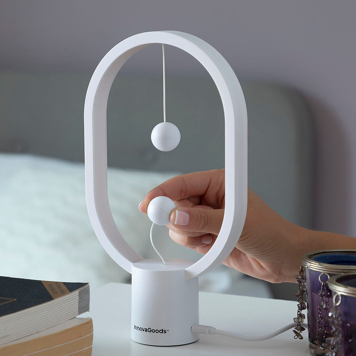 Balance Lamp with Magnetic Switch Magilum InnovaGoods White 3 W (Refurbished C)