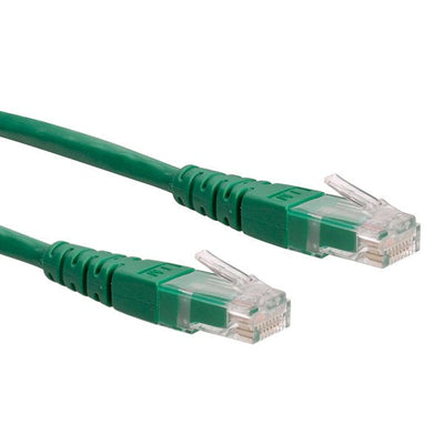 Roline 21.15.1553 Network Cable Green 3M CAT.6 U/UTP [UTP] (Roline CAT.6 UTP Cu Ethernet Cable Green 3M) — image 1