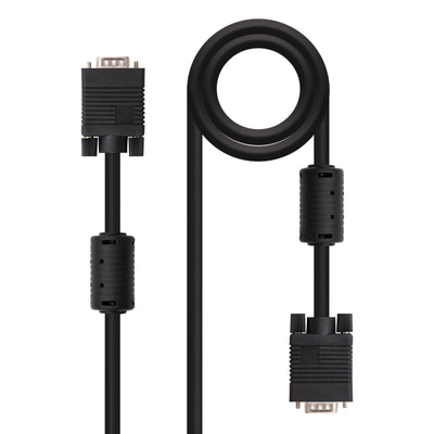 Nanocable Cable Svga With Ferrita HDB15 Male a HDB15 Male 1M - Black — image 1