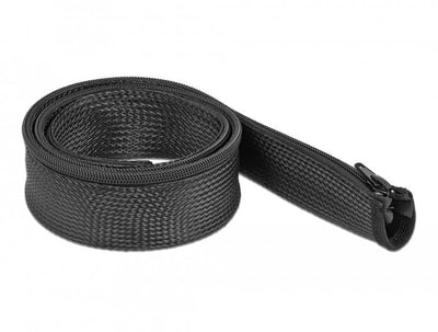 Delock Case Trenzada With Zip Resistant Calor 1M X 50MM Black — image 1