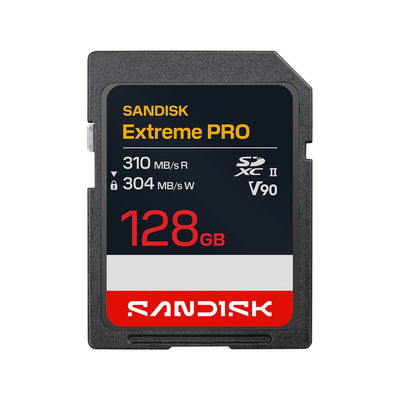 SanDisk Extreme Pro SD Uhs-ii V90 Card - 128GB Sdxc — image 1
