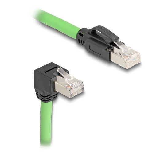 Delock RJ45 Network Cable CAT.6A Male a Male Unten Angular Sf/UTP