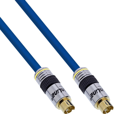 Inline Cable Video S-vhs Premium Mini Din 4 Pines Male a Male 5M — image 1