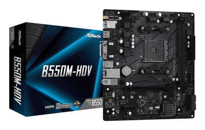 Asrock Motherboard AM4 B550M-HDV M-atx/2XDDR4/4XSATA6/1x USB 3.2/2x USB 2.0 90-MXBDJ0-A0UAYZ — image 1
