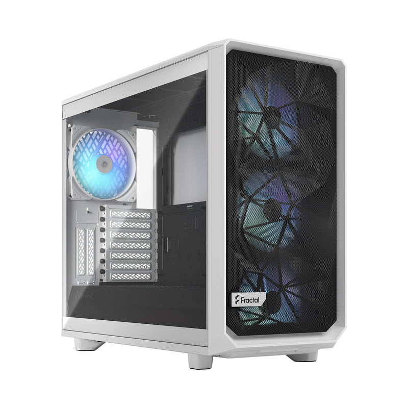 Fractal Design PC Case Meshify 2 RGB White Tg Clear Tint