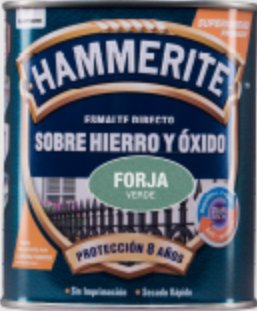 Hammerite Esmalte Metallic Forja Black 0.750L 5093196 — image 1