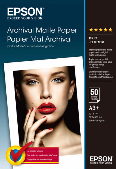 Epson Paper Inkjet Archival Matt A3 + 50 Hojas — image 1