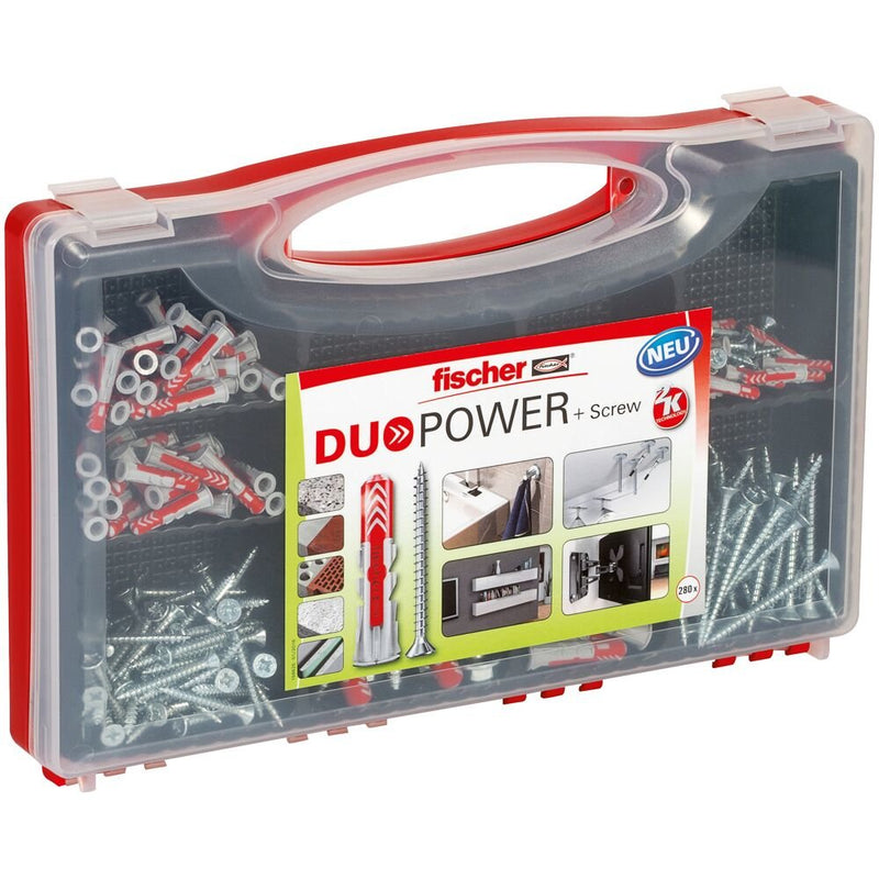 Fischer Box Red Duopower + Screws Tacos 536091