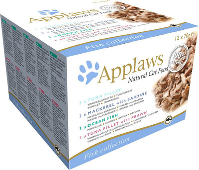 Applaws Cat Tin Multipack Fish Collection 12X70G — image 1