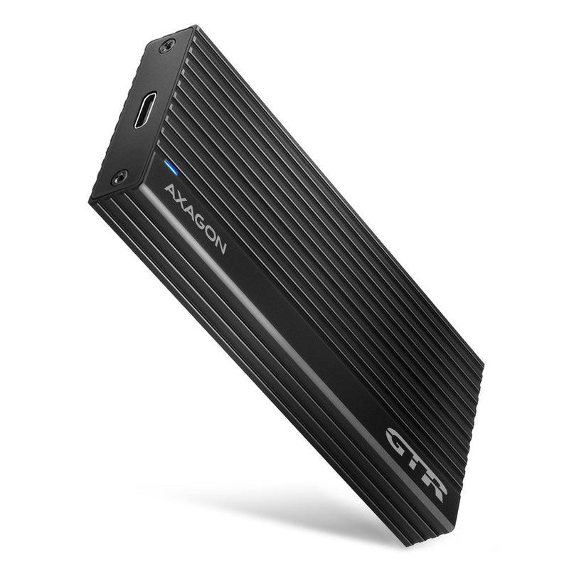 Axagon Gabinete External EEM2-GTR SSD M.2 USB-C 3.2 Gen 2, Black