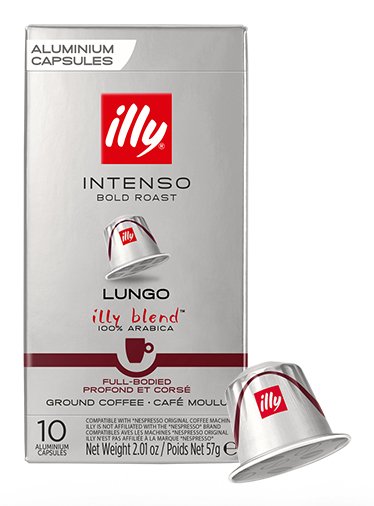 Illycaffè Kapseln (para Nespresso®) Intenso Lungo 10 Pcs