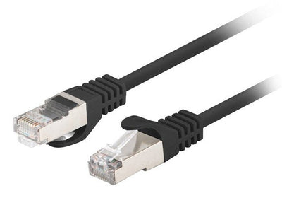 Lanberg Network Cable CAT.6 FTP 0.5M Black 10-PACK — image 1