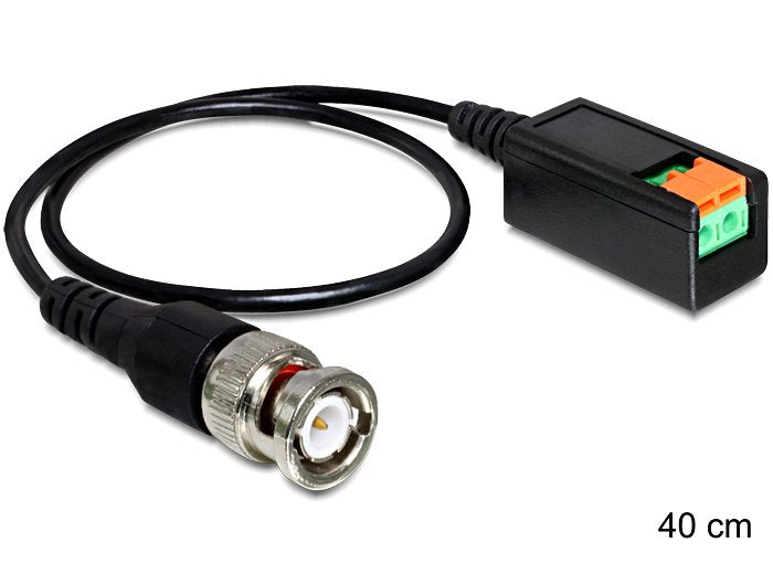 Delock 83181 Cable BNC Male Bloque Terminals 2 Pines