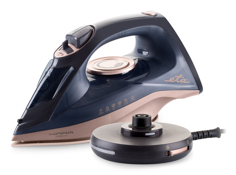 Eta ETA127690000 Kiara Iron, Ceramic, 2200W, Water Tank 220ML, Black