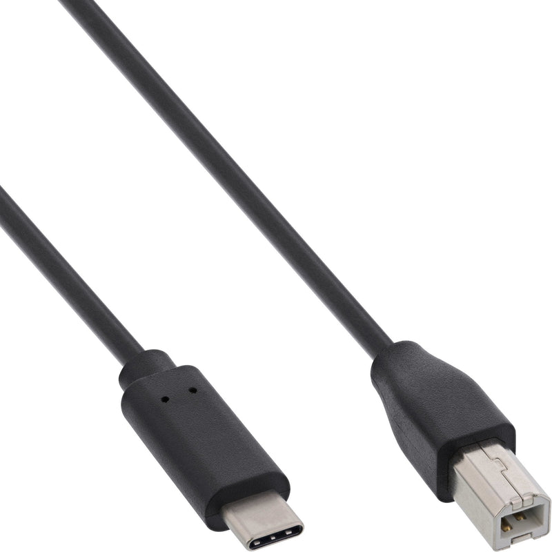 Inline Cable USB 2.0, Type-c Male a B Male Black 1,5M