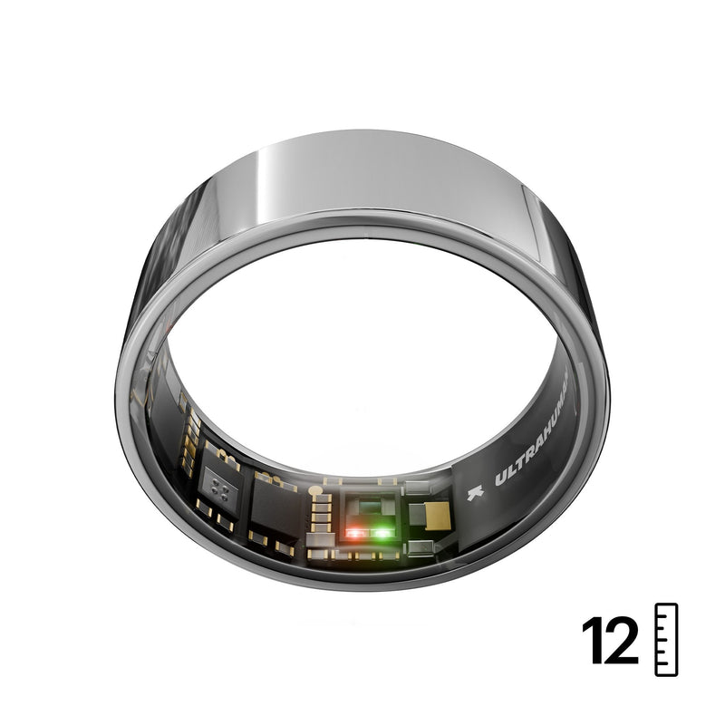 Ultrahuman Ring Air Silver Size 12